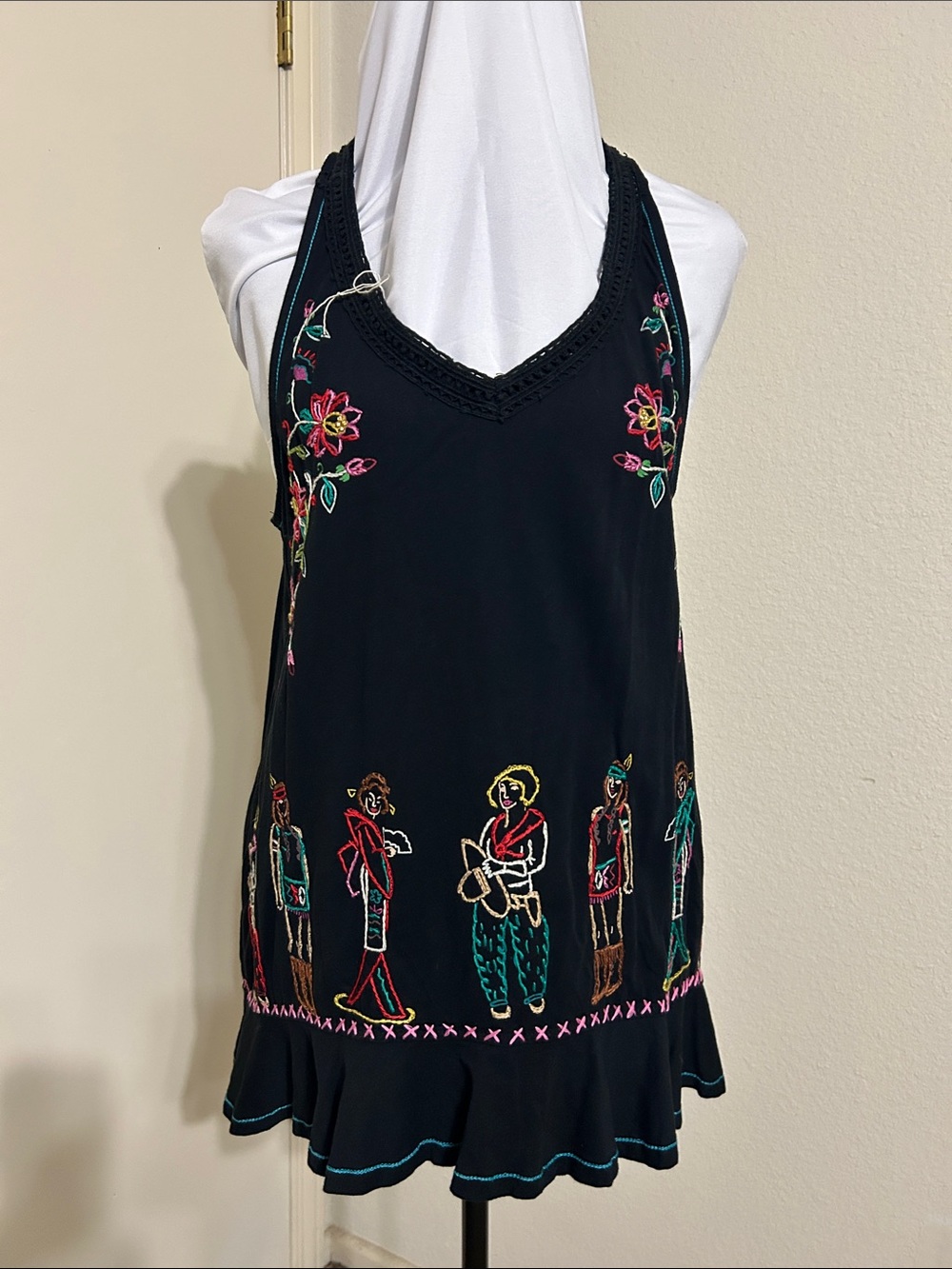 Double D Ranch Black Women's Tank Top with Logo Tag